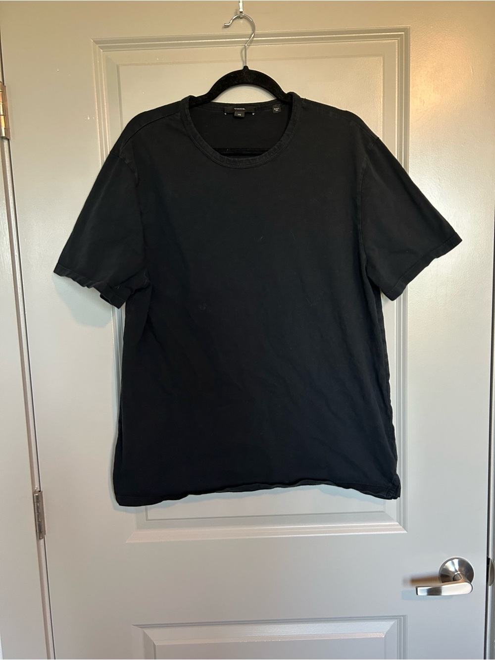 Vince Men’s Black Short Sleeve Crewneck Tee